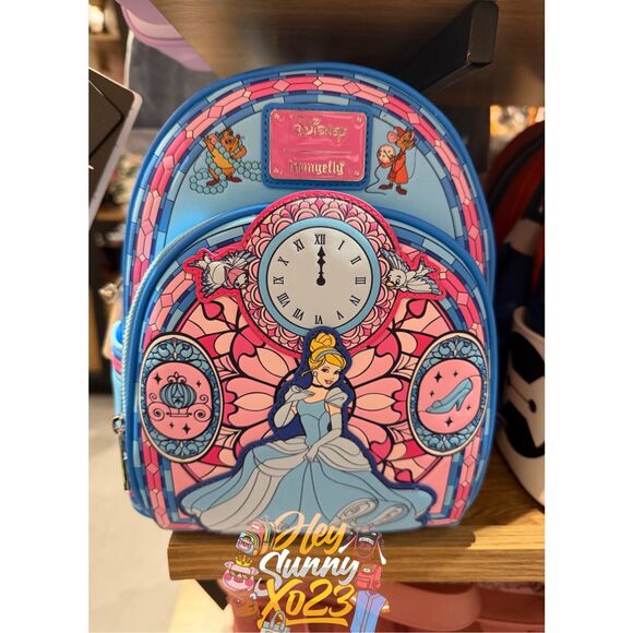Loungefly Disney Cinderella Stained Glass Portrait Mini Backpack main image 4
